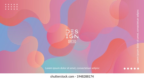 Farbiger geometrischer Hintergrund.  Visual Supply Company Hintergrund für Geschenkkarte, Poster auf Wand-Poster-Vorlage, Landing-Page, Banner. vecroe EPS10