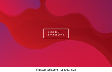 Colorful geometric background. Wavy geometric background. Pink and purple elements with fluid gradient. Trendy gradient shapes composition. Minimal geometric background. Vector illustration.