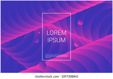 Colorful geometric background for web page 