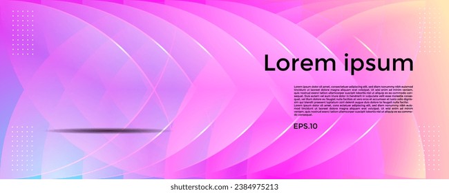 Colorful geometric background for website design template