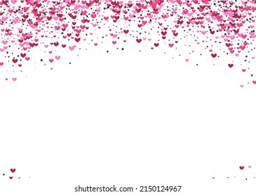 Colorful Geometric Background White Vector. Round New Illustration. Multicolored Top. Bright Dot Fiesta. Confetti Wedding Card.