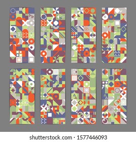 Colorful Geometric background for your design. Template for design, banner, flyer, business card, poster, wallpaper, brochure, smartphone screen, mobile app