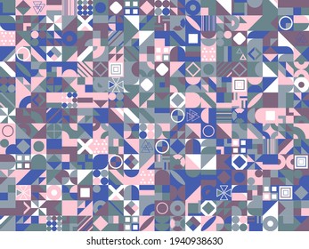 Colorful Geometric background for your design. Template for design, banner, flyer, business card, poster, wallpaper, brochure, smartphone screen, mobile app.