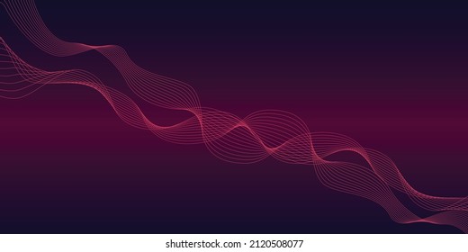 Colorful Geometric Background.3D modern wave curve abstract presentation background. Luxury Vector illustration background.