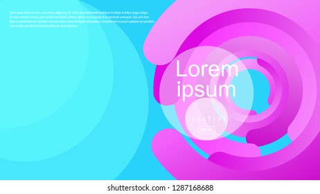 Colorful geometric background.Gradient shapes composition.Fluid shapes composition.Decorative web layout or poster, banner.Eps10 vector.