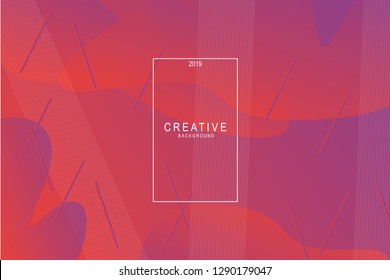 Colorful geometric backgrounds. Liquid composition. designs for posters, leaflets, vector illustrations