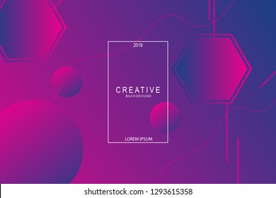 Colorful geometric backgrounds. Liquid composition. designs for posters, leaflets, vector illustrations