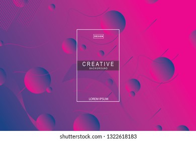 Colorful geometric backgrounds. Liquid composition. designs for posters, leaflets, vector illustrations