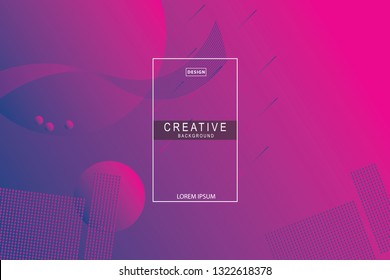 Colorful geometric backgrounds. Liquid composition. designs for posters, leaflets, vector illustrations