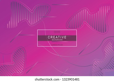 Colorful geometric backgrounds. Liquid composition. designs for posters, leaflets, vector illustrations