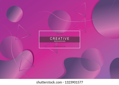 Colorful geometric backgrounds. Liquid composition. designs for posters, leaflets, vector illustrations