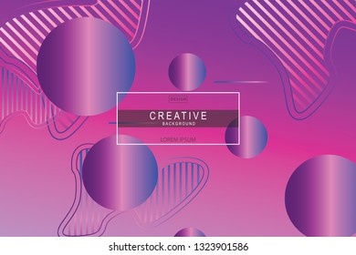 Colorful geometric backgrounds. Liquid composition. designs for posters, leaflets, vector illustrations