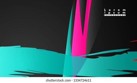 Colorful geometric backgrounds. Simple form composition. Eps10 vector template