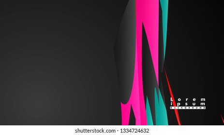 Colorful geometric backgrounds. Simple form composition. Eps10 vector template