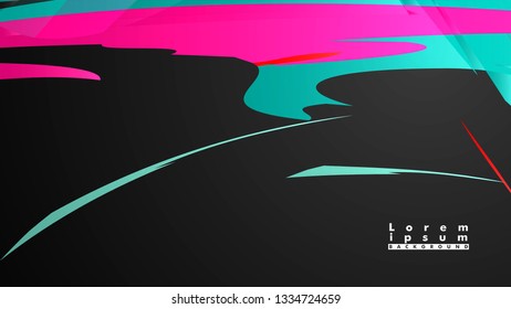 Colorful geometric backgrounds. Simple form composition. Eps10 vector template