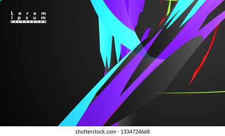 Colorful geometric backgrounds. Simple form composition. Eps10 vector template
