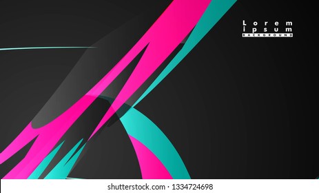 Colorful geometric backgrounds. Simple form composition. Eps10 vector template