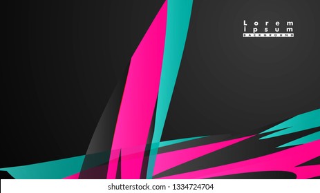 Colorful geometric backgrounds. Simple form composition. Eps10 vector template