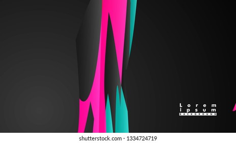 Colorful geometric backgrounds. Simple form composition. Eps10 vector template