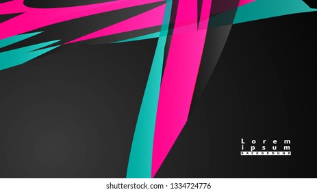 Colorful geometric backgrounds. Simple form composition. Eps10 vector template