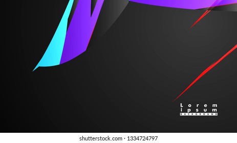 Colorful geometric backgrounds. Simple form composition. Eps10 vector template