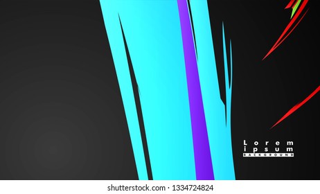 Colorful geometric backgrounds. Simple form composition. Eps10 vector template