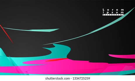 Colorful geometric backgrounds. Simple form composition. Eps10 vector template