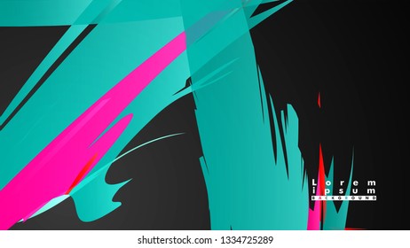 Colorful geometric backgrounds. Simple form composition. Eps10 vector template