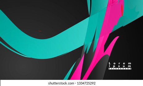 Colorful geometric backgrounds. Simple form composition. Eps10 vector template