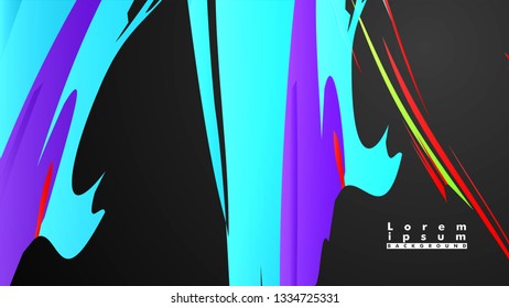 Colorful geometric backgrounds. Simple form composition. Eps10 vector template