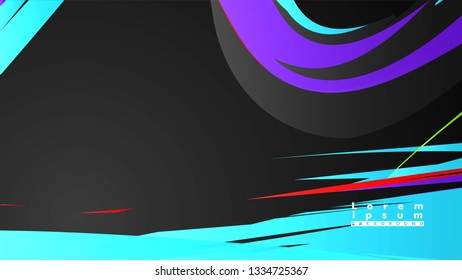 Colorful geometric backgrounds. Simple form composition. Eps10 vector template