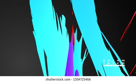 Colorful geometric backgrounds. Simple form composition. Eps10 vector template