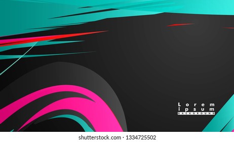 Colorful geometric backgrounds. Simple form composition. Eps10 vector template
