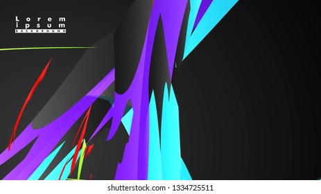 Colorful geometric backgrounds. Simple form composition. Eps10 vector template