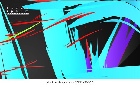 Colorful geometric backgrounds. Simple form composition. Eps10 vector template