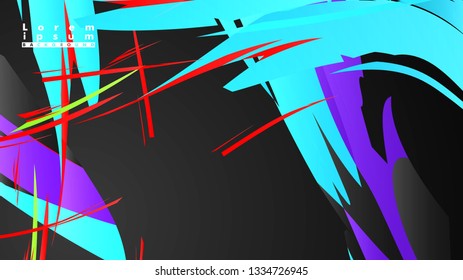 Colorful geometric backgrounds. Simple form composition. Eps10 vector template