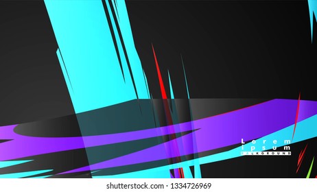 Colorful geometric backgrounds. Simple form composition. Eps10 vector template