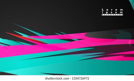 Colorful geometric backgrounds. Simple form composition. Eps10 vector template