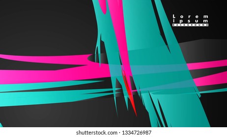 Colorful geometric backgrounds. Simple form composition. Eps10 vector template