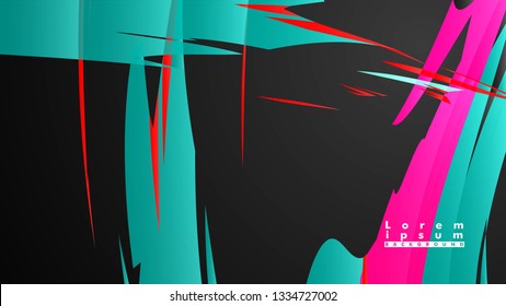 Colorful geometric backgrounds. Simple form composition. Eps10 vector template