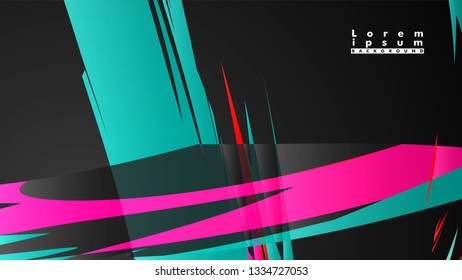 Colorful geometric backgrounds. Simple form composition. Eps10 vector template