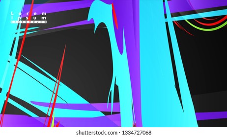 Colorful geometric backgrounds. Simple form composition. Eps10 vector template
