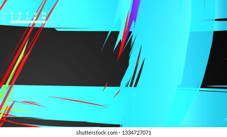 Colorful geometric backgrounds. Simple form composition. Eps10 vector template