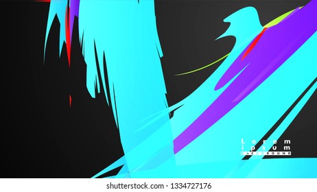 Colorful geometric backgrounds. Simple form composition. Eps10 vector template