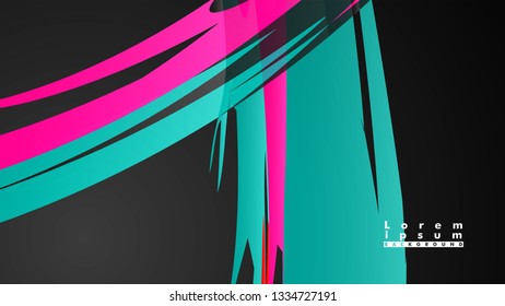 Colorful geometric backgrounds. Simple form composition. Eps10 vector template