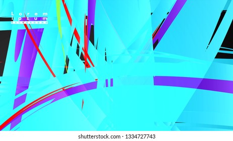 Colorful geometric backgrounds. Simple form composition. Eps10 vector template