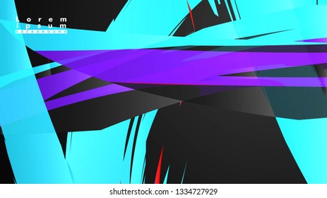 Colorful geometric backgrounds. Simple form composition. Eps10 vector template