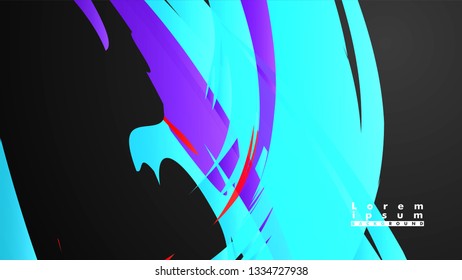 Colorful geometric backgrounds. Simple form composition. Eps10 vector template