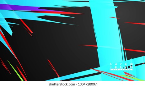 Colorful geometric backgrounds. Simple form composition. Eps10 vector template