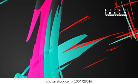 Colorful geometric backgrounds. Simple form composition. Eps10 vector template